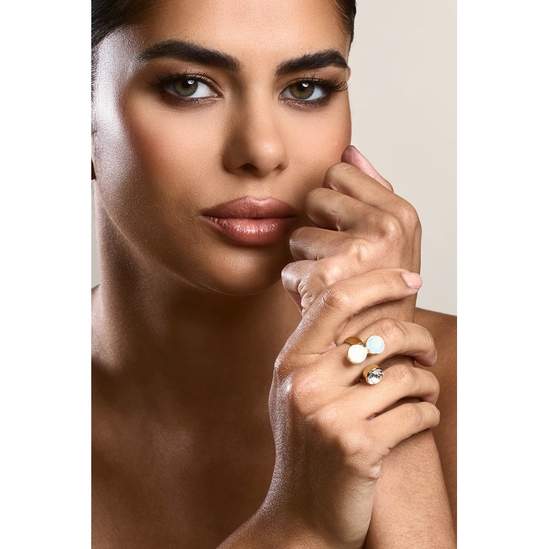 Imara | Gold Stone Wrap Ring