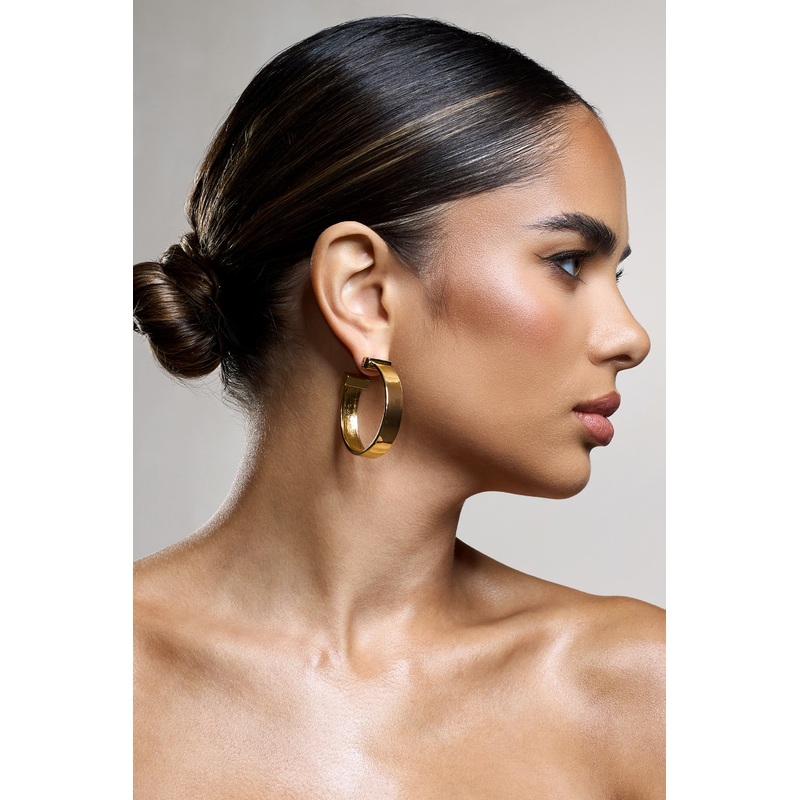 Amery | Gold Chunky Hoop Earrings