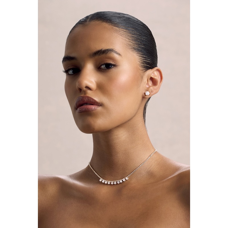 Kinsley | Gold Diamante Necklace