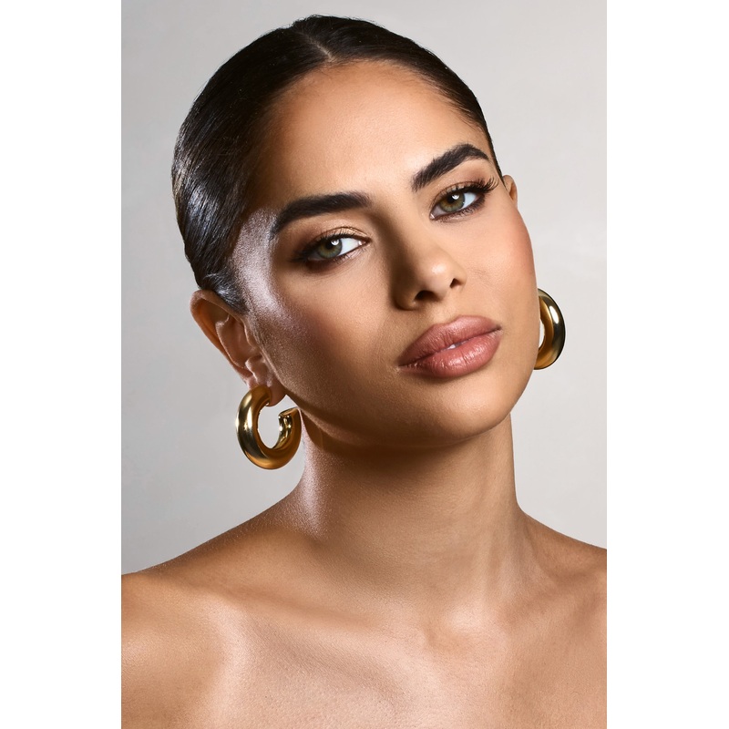 Nancy | Gold Chunky Hoop Earrings