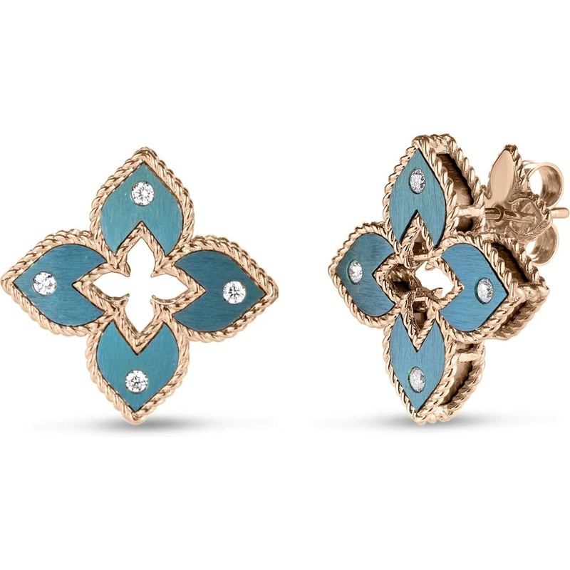 Roberto Coin Venetian Princess Mini Flower Stud Earrings