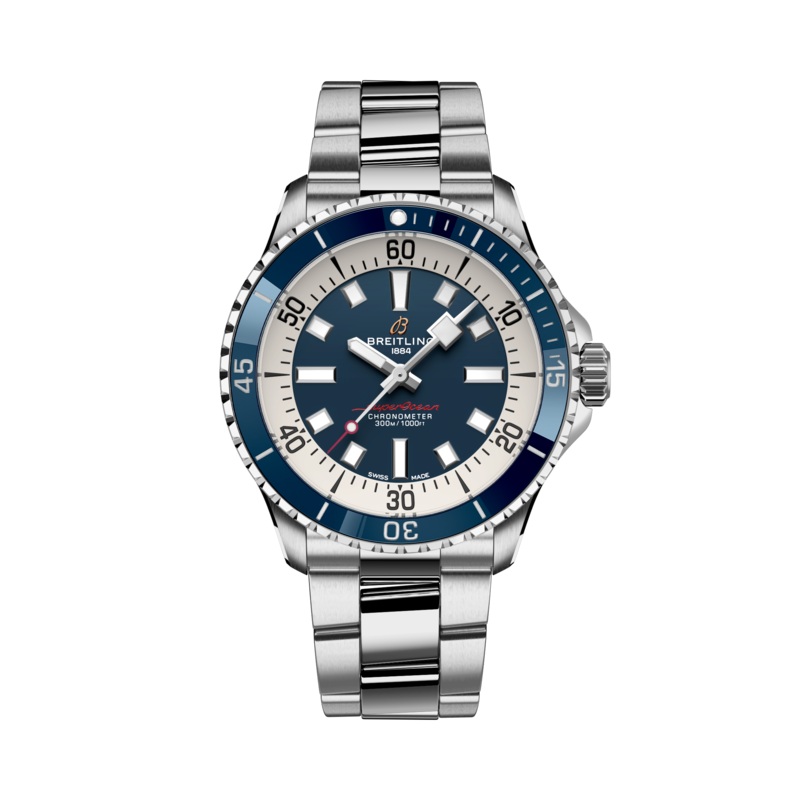 Superocean Automatic 42- Stainless Steel/Dark Blue