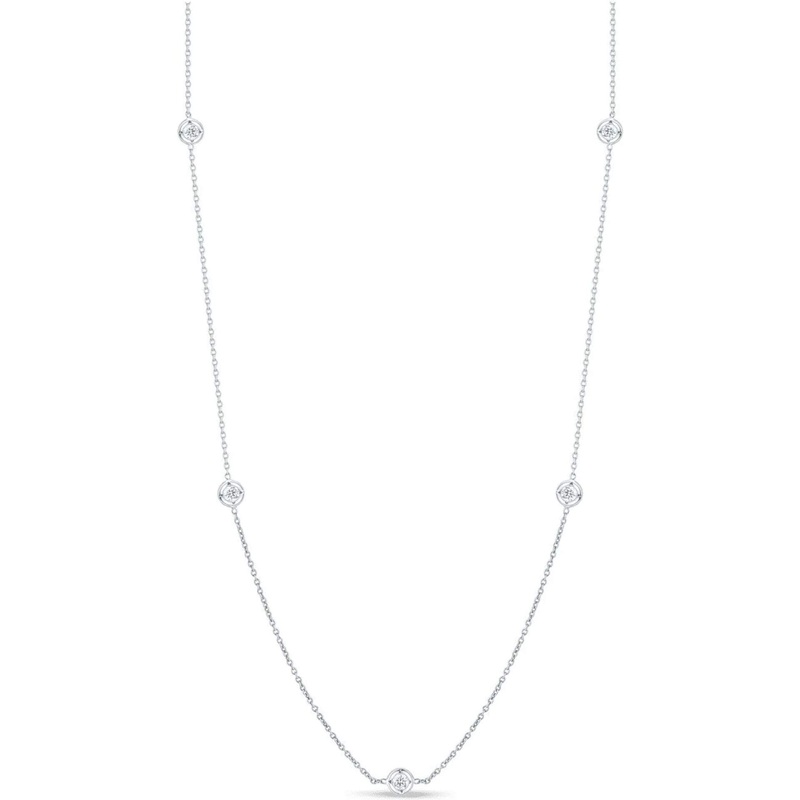 18kt Gold Roberto Coin Diamond Necklace