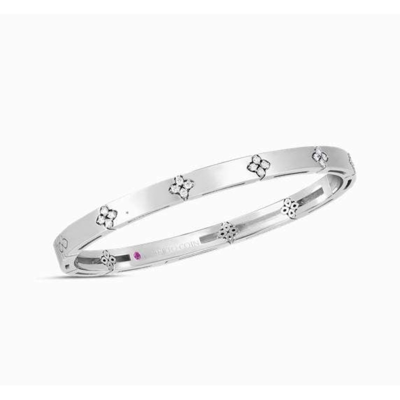 Roberto Coin 18K Diamond Love In Verona Bangle