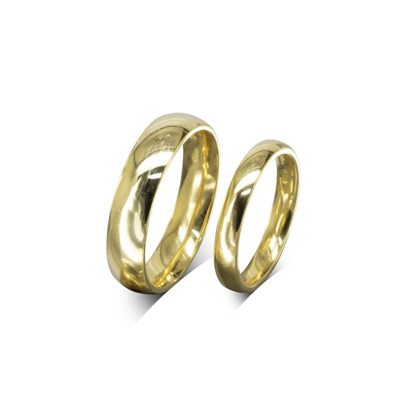 Classic Low Court Wedding Rings 2-12mm