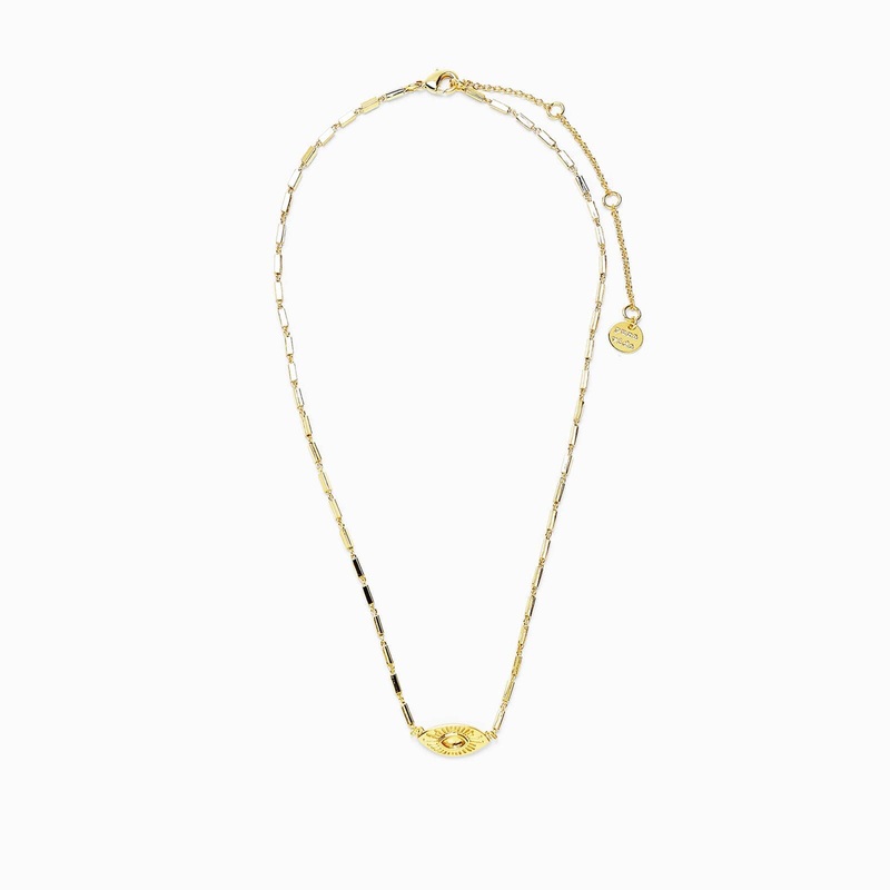 Sunburst Eye Pendant Necklace