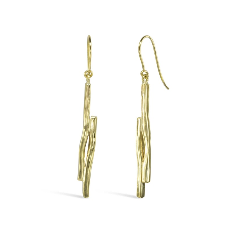 Trap Gold Drop Earrings
