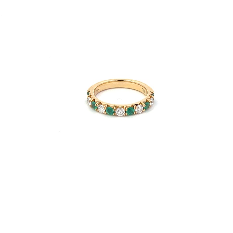 Emerald And Diamond Ring