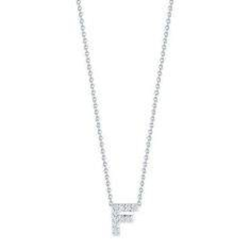Roberto Coin 18K Diamond Love Letter “F” Necklace