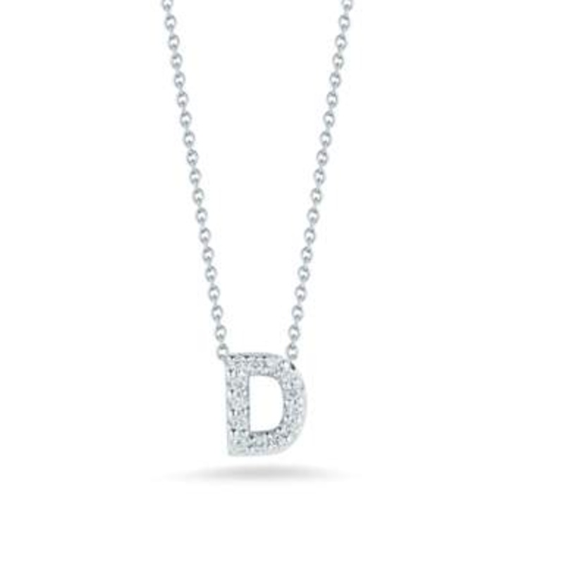ROBERTO COIN DIAMOND LOVE LETTER “D”