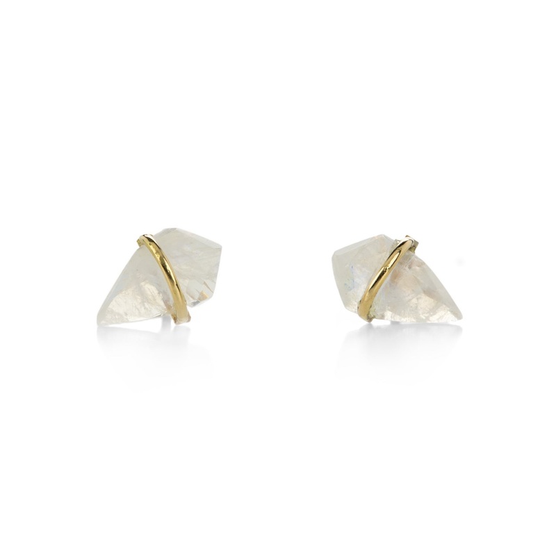 Small Moonstone Kite Studs