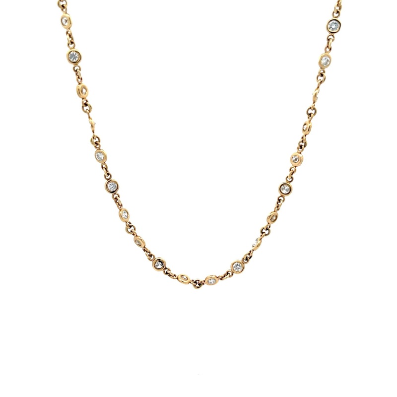 Diamond By The Yard Necklace