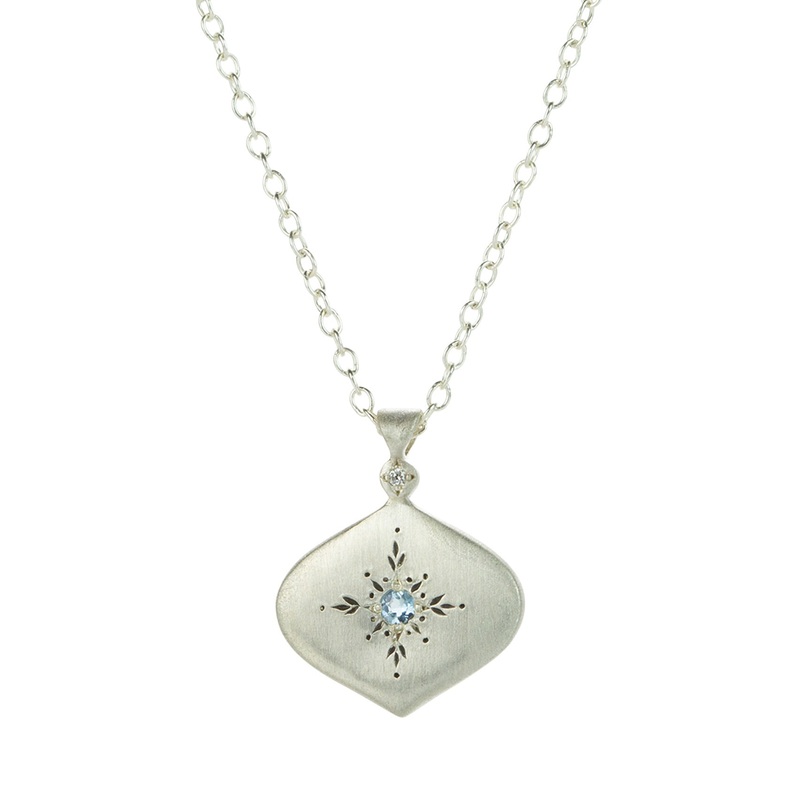 North Star Aquamarine Necklace