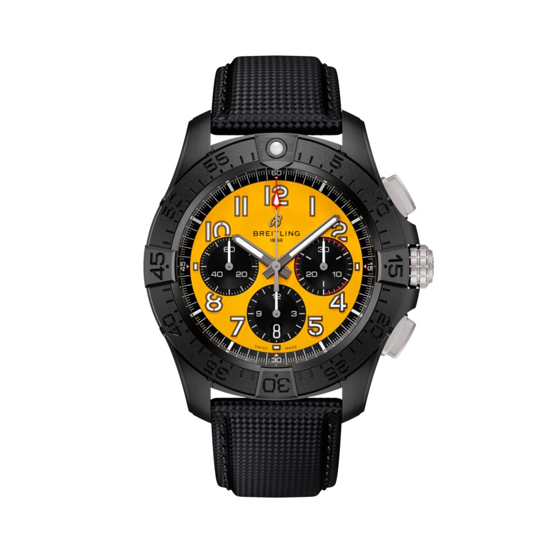 Avenger B01 Chronograph 44 Night Mission- Ceramic/Yellow