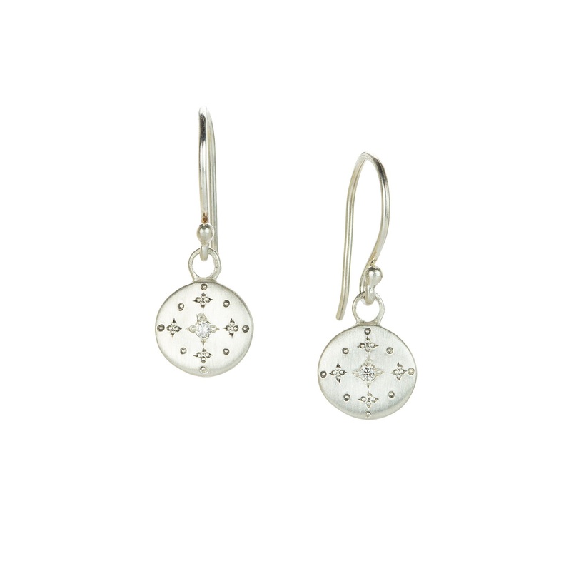 New Moon Diamond Earrings