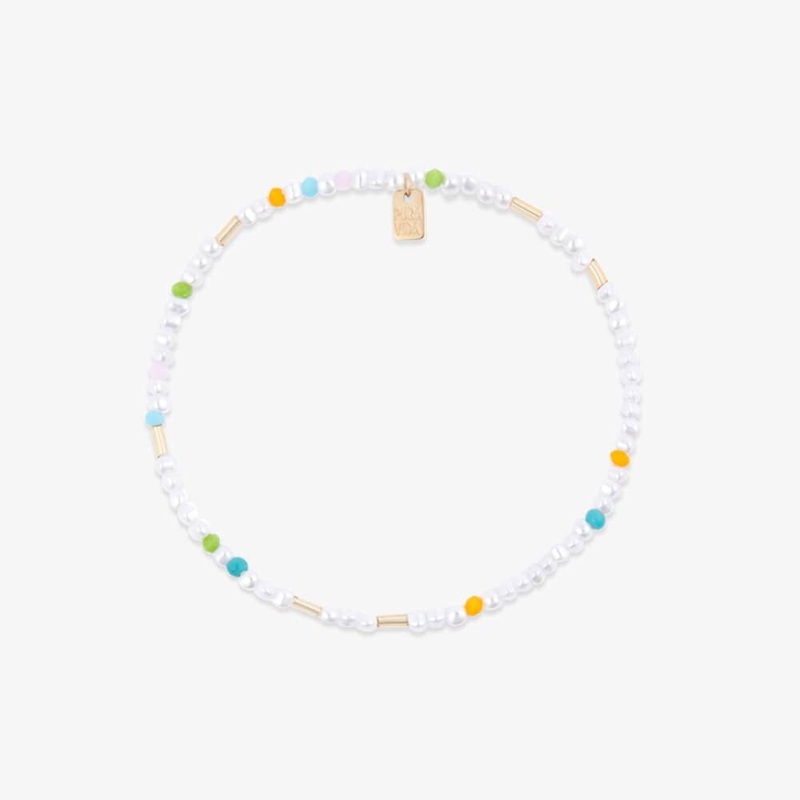 Pippa Pearl Stretch Anklet