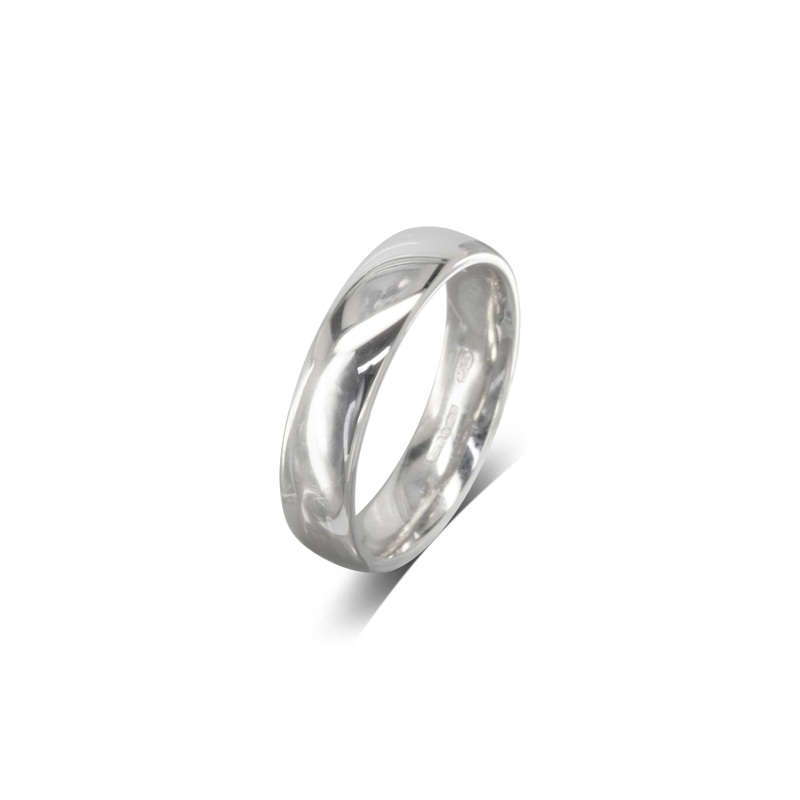 Platinum Court Wedding Ring (2mm-8mm)
