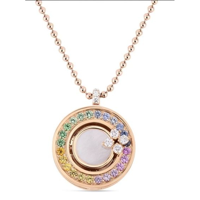 Roberto Coin Love In Verona Medallion Necklace