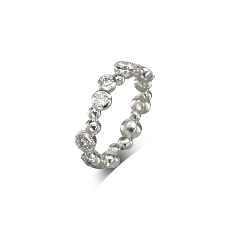 Bubbles Random Diamond Eternity Ring