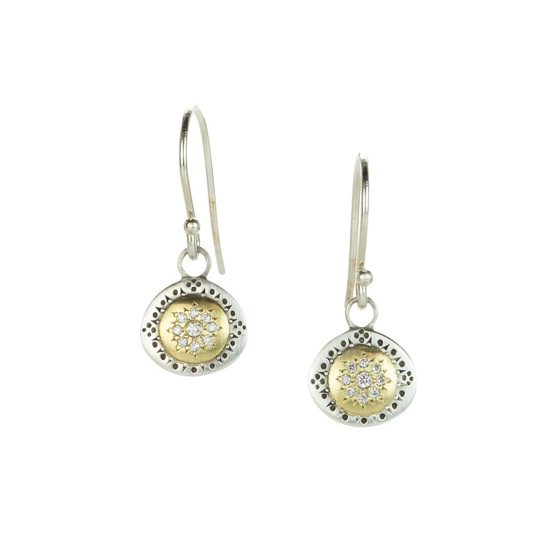 Diamond Seeds of Harmony Drop Earrings