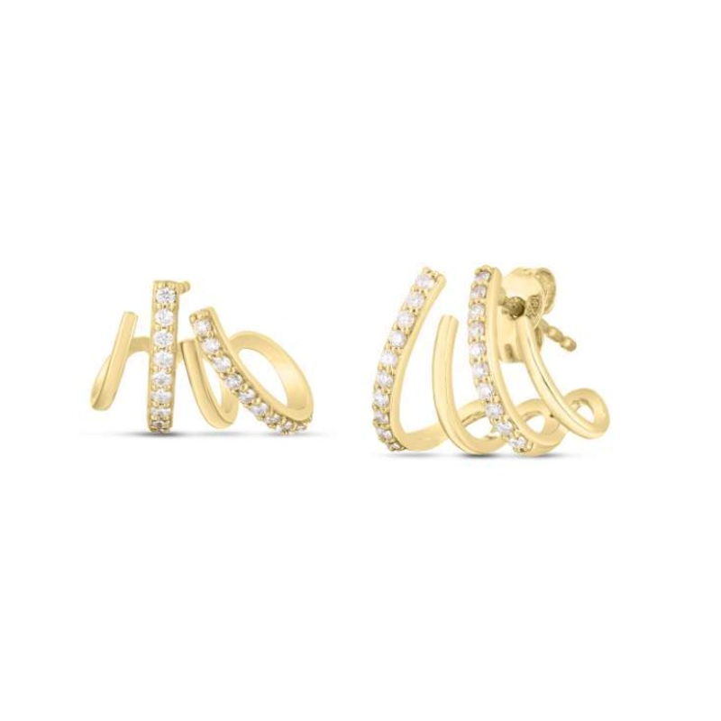 ROBERTO COIN CLIMBER EARRINGS