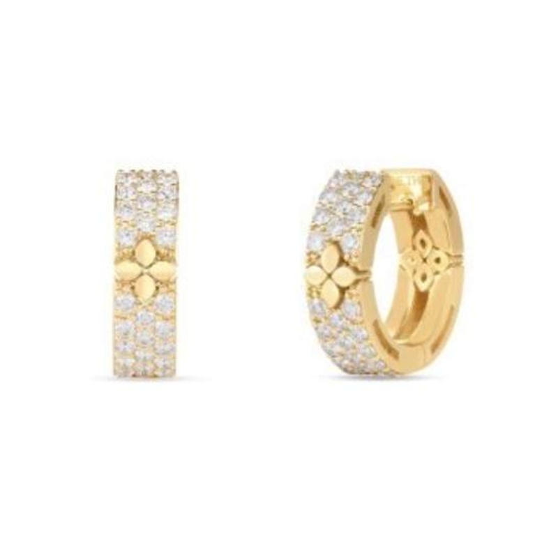 ROBERTO COIN LOVE IN VERONA DIAMOND EARRINGS