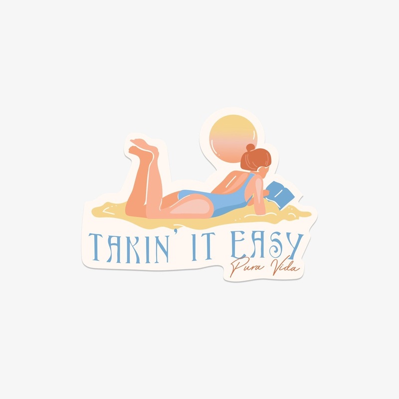 Takin’ it Easy Sticker