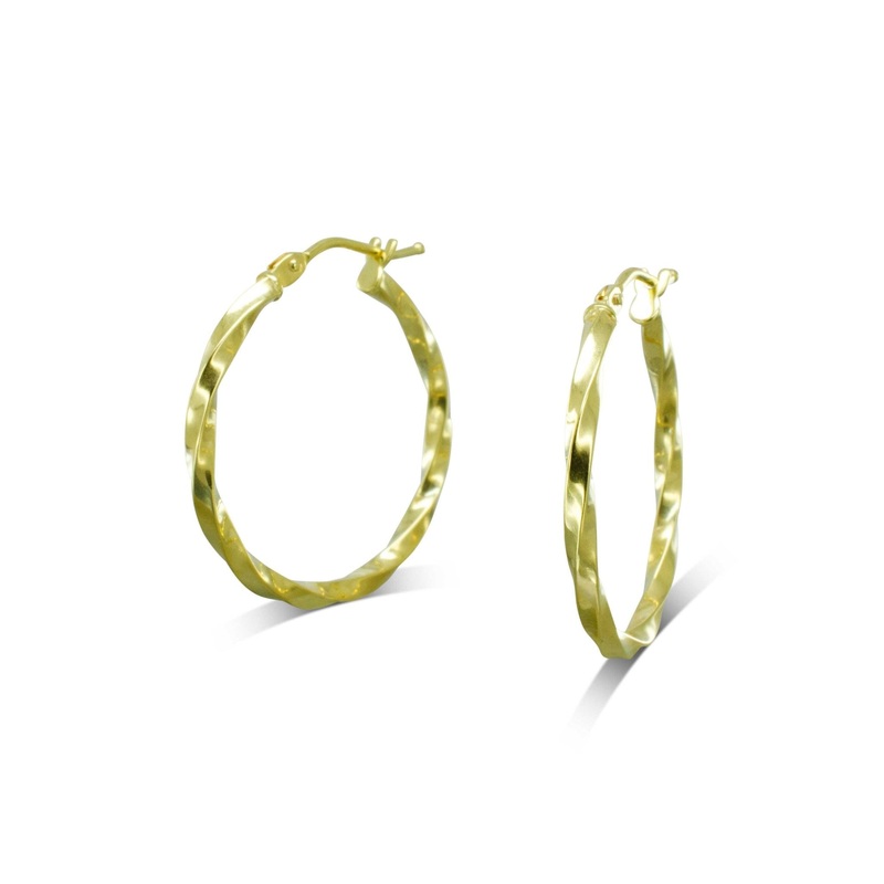 Twisted Hoop Earrings
