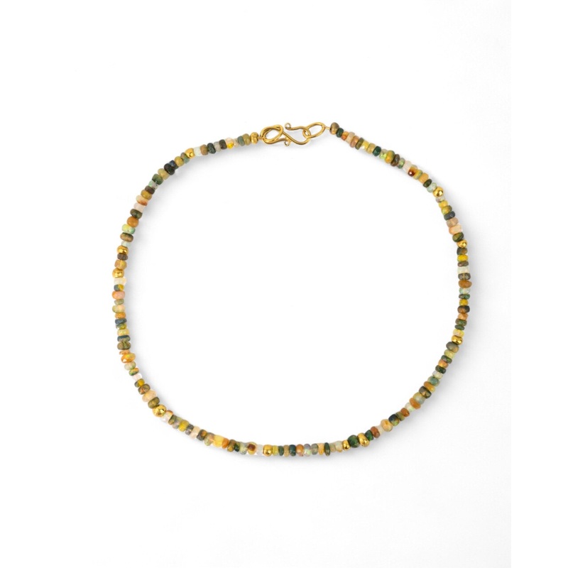 Gold Nugget Opal Necklace