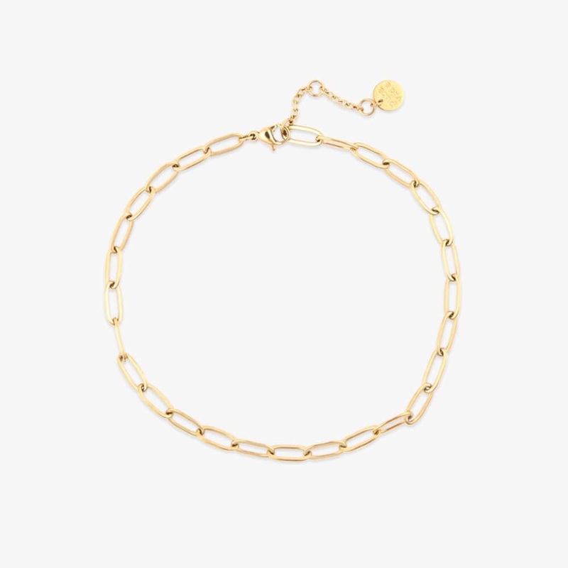 Harper Paperclip Chain Anklet