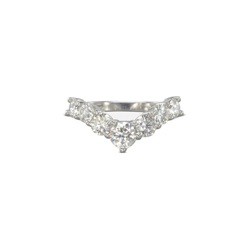 Wishbone Half EternityDiamond Ring (1.5ct)