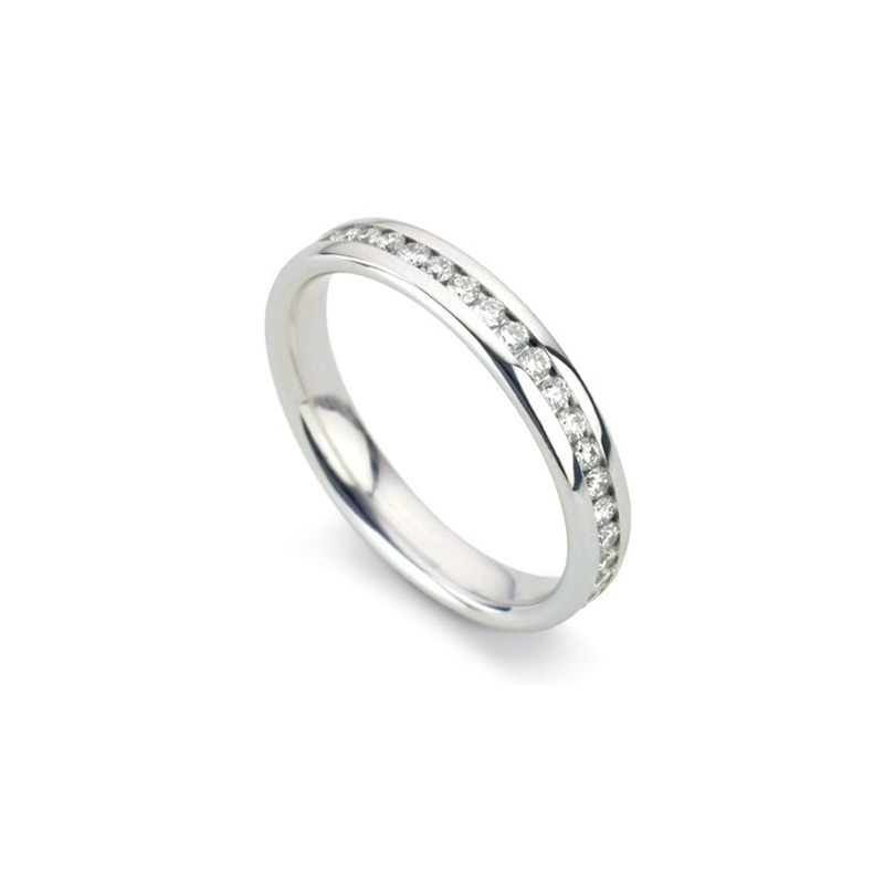 Channel Set Diamond Full Eternity Ring