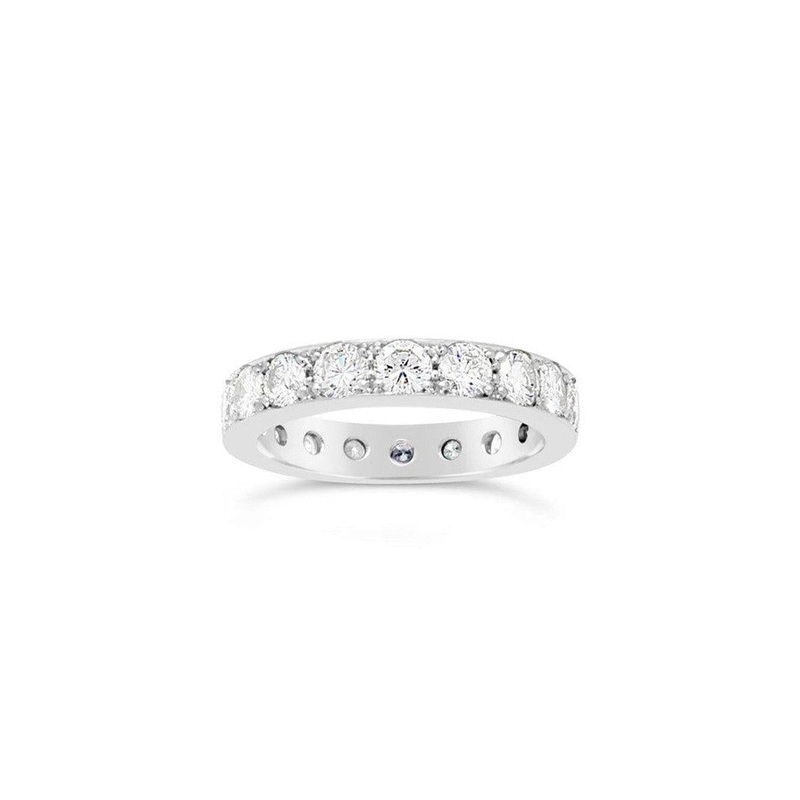 Pav Platinum and Diamond Eternity Ring (2ct)