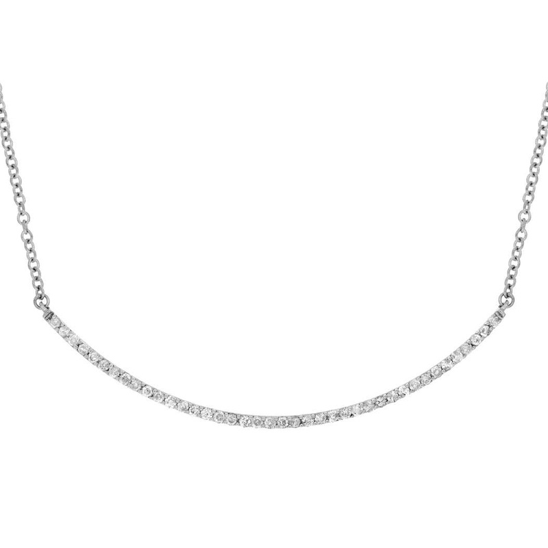14K CRECENT NECKLACE