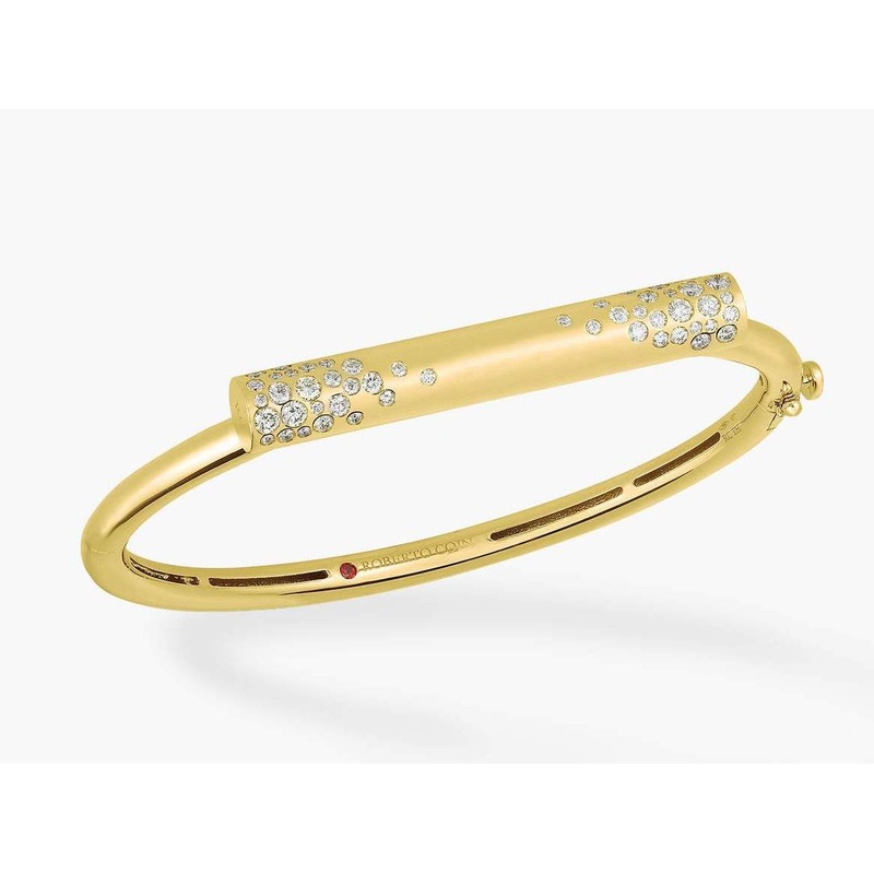 ROBERTO COIN 18KY DOMINO BANGLE