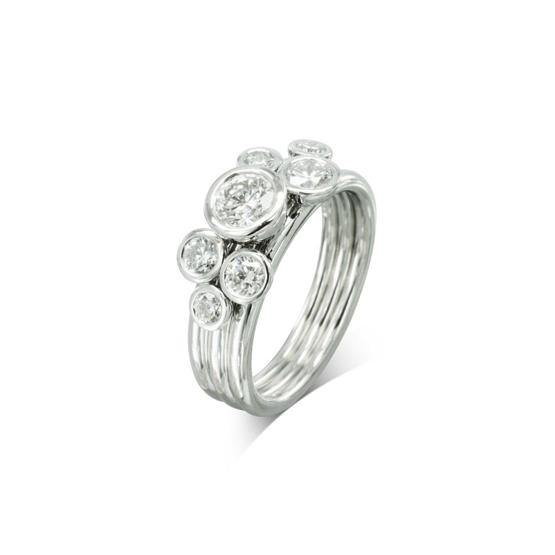 Classic Diamond Stacking Rings Set (1ct)