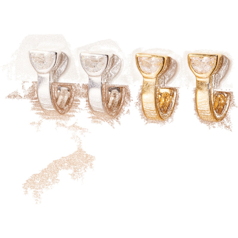 Half Moon Stone Earrings