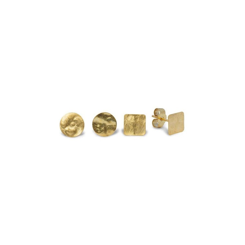 Marwar Hammered Stud Earrings
