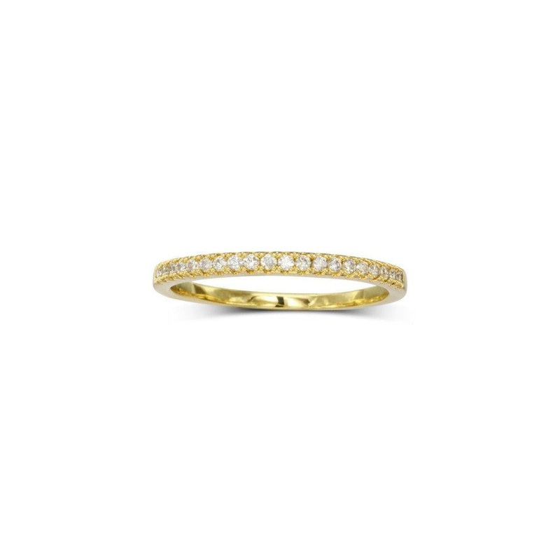 Pav Set Diamond Eternity Ring (Slim)