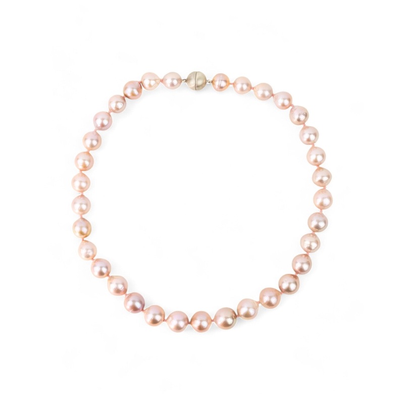 Pink Pearl Necklace (13mm)
