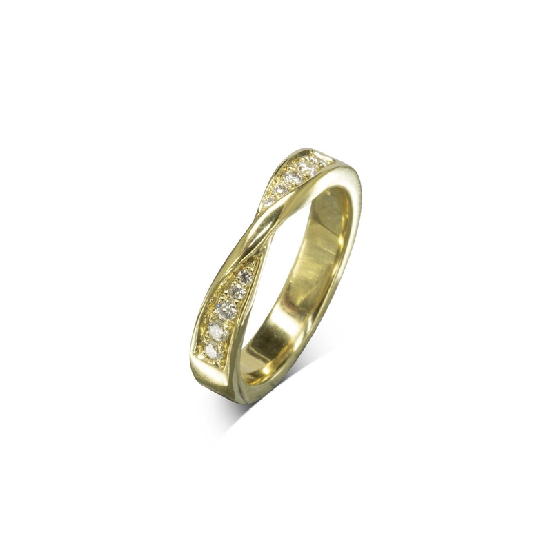 Wedding Ring with Twist
