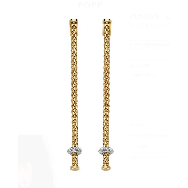 Fope Prima Collection Pendant Earrings