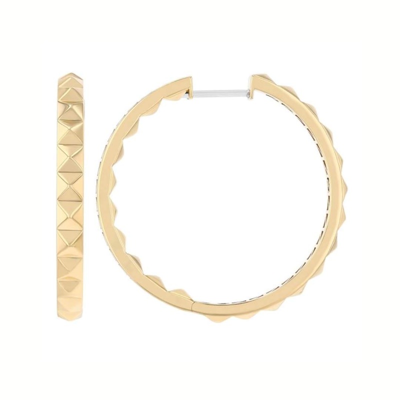 ROBERTO COIN OBELISCO HOOP EARRINGS