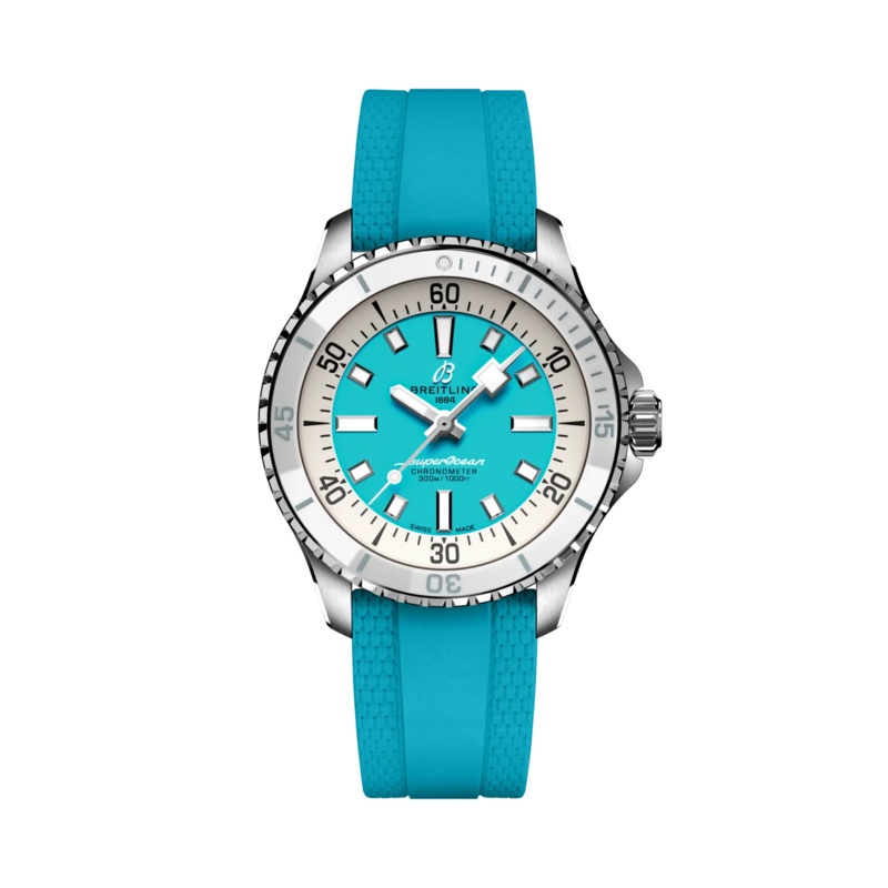 Superocean Automatic 36- Stainless Steel/Turquoise