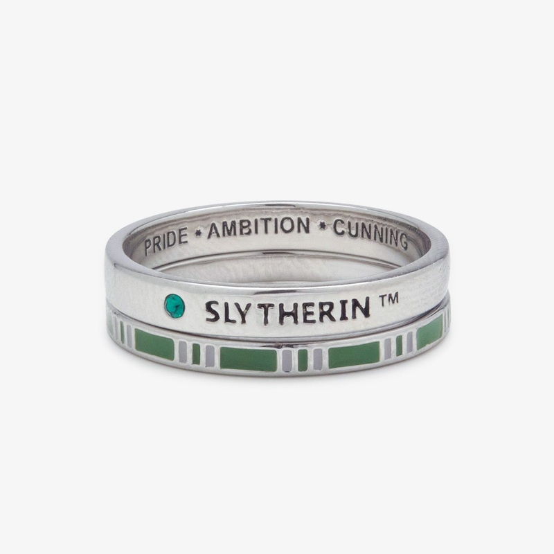Slytherin House Ring Stack