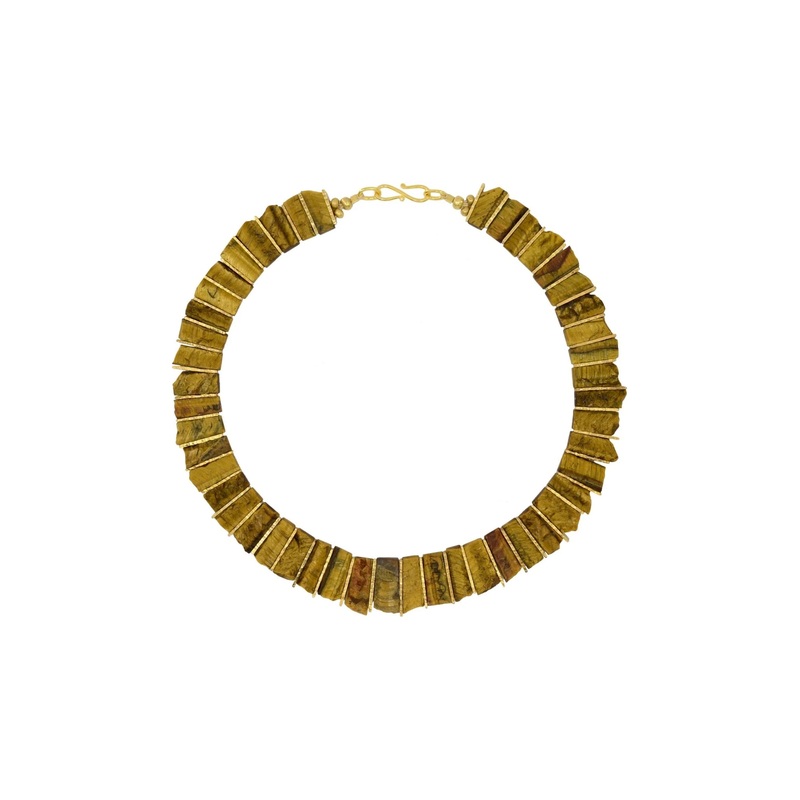 Tiger’s Eye Tab Necklace