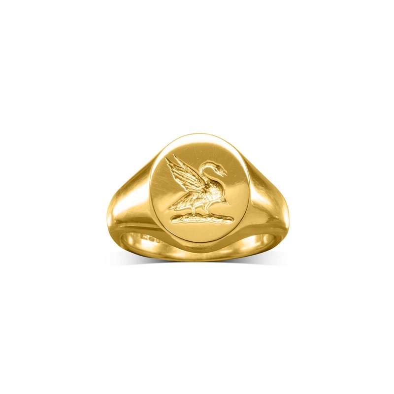 18ct Gold Signet Ring with Family Crest