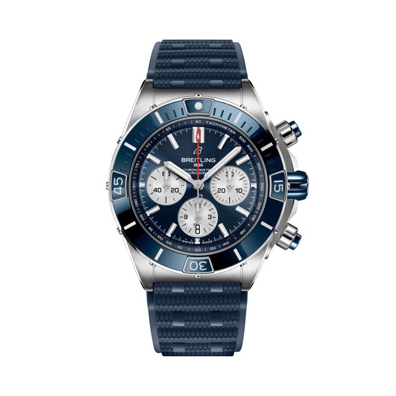 Super Chronomat B01 44- Stainless Steel/Blue