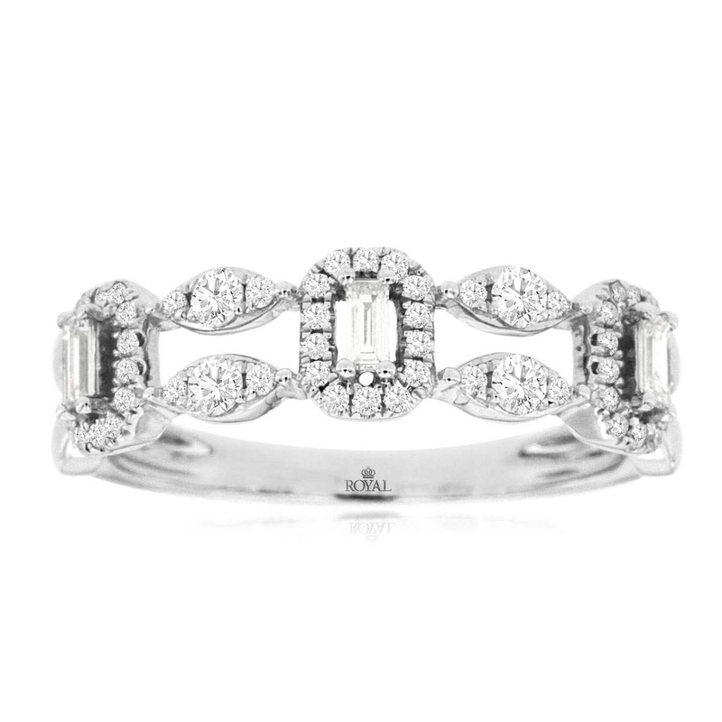 14K DIAMOND FASHION RING