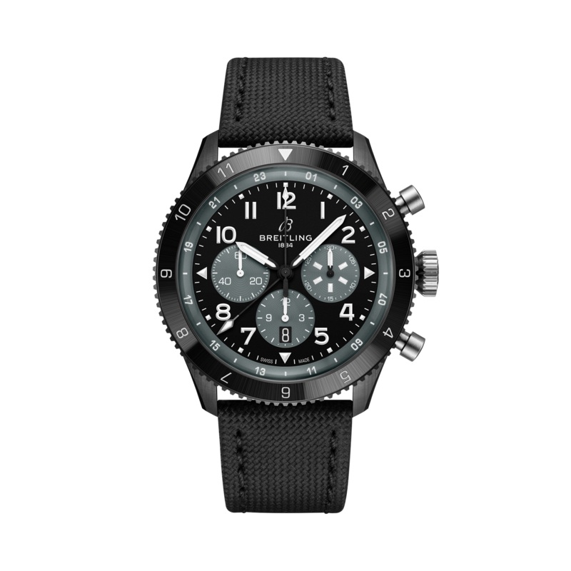 Super AVI B04 Chronograph GMT 46 Mosquito Night Fighter- Ceramic/Black
